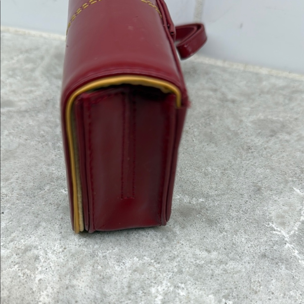 Vintage Tiny Red Wristlet case purse by Gnarley Fish - Picture 5 of 9